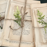 Image 1 of Vintage book page