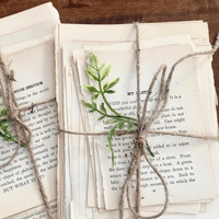 Image 2 of Vintage book page