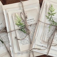 Image 3 of Vintage book page