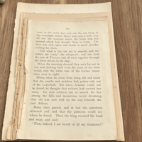 Image 2 of Vintage Antique Book Pages