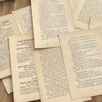 Image 3 of Vintage Antique Book Pages