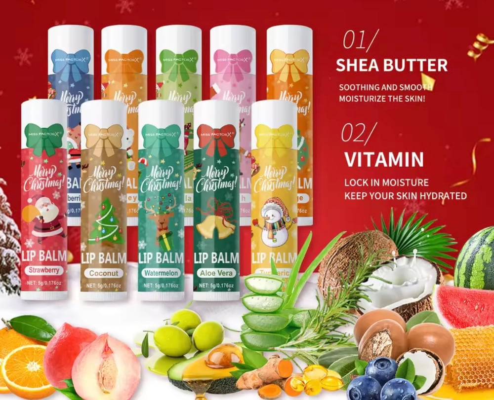 Image of Christmas lip balm 