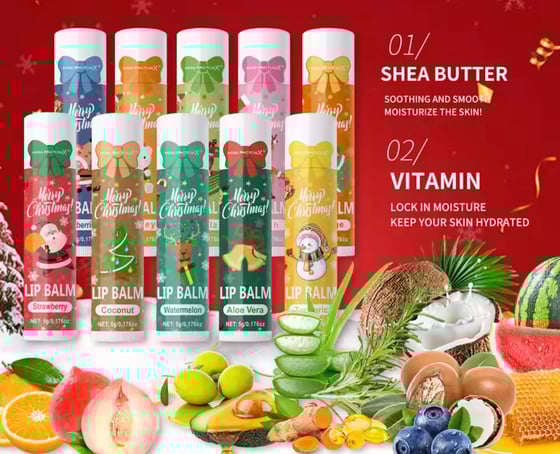 Image of Christmas lip balm 