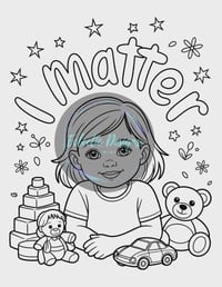 Image 4 of PRINT FORMAT: My Happy Thoughts Coloring Book for Kids: Kids Affirmation Activity.