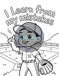 Image 5 of DIGITAL FORMAT: I Am A Masterpiece Coloring Book: Kids Affirmation Activity