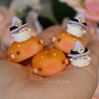 Image 1 of Pumpkin Mochii x Ghost Kitty Friend
