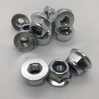 Image 1 of M8 S/S NON Serrated Nylon lock nuts - #852 - 7