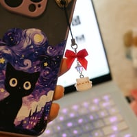 Image 2 of Ghost Gumdrop Kitty Phone Strap & Charm
