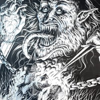 Image 3 of Black Flame of Yule - Original Artboard