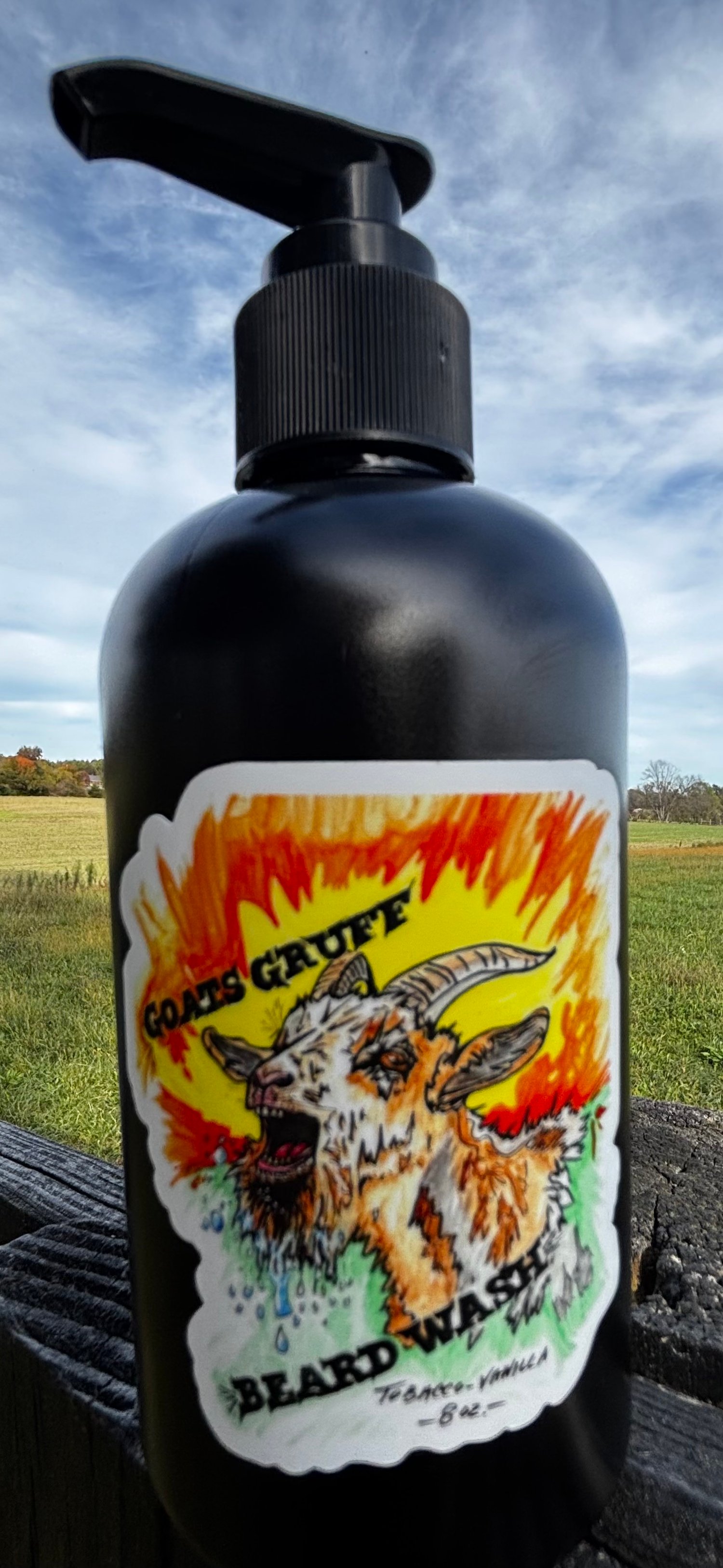 Image of Beard Wash (8oz liquid) in Tobacco-Vanilla