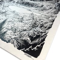 Image 3 of Black Dragon's Lair - Original D&D Artboard