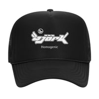 Image 1 of Bjork homogenic circle logo trucker hat bjork cap