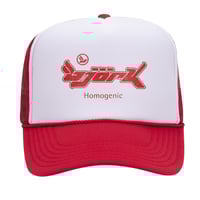 Image 3 of Bjork homogenic circle logo trucker hat bjork cap