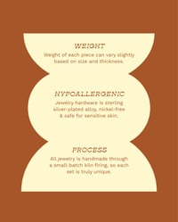 Image 3 of Dappled Hourglass Stud Earrings