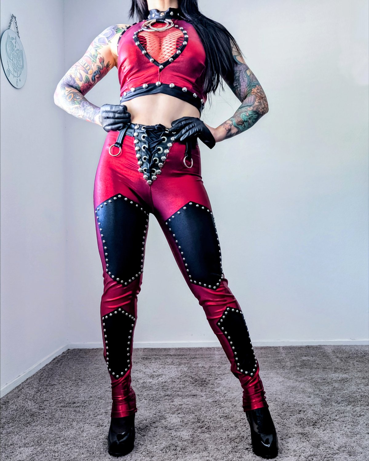 Volcano Red Armor Pants