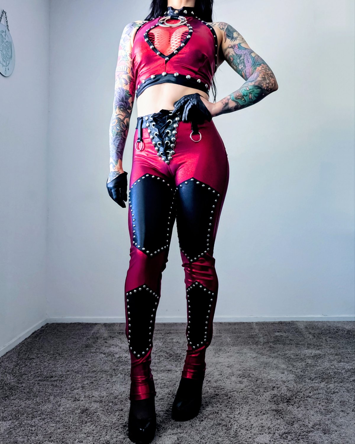 Volcano Red Armor Pants