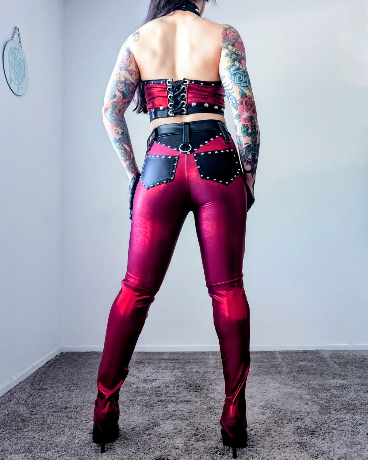 Volcano Red Armor Pants