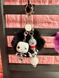 Image 3 of 🎃 Limited Edition Nightmare Before Christmas Patchwork Keychains Set 🎃