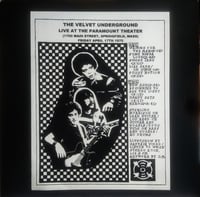 VELVET UNDERGROUND Live At The Paramount Theater LP