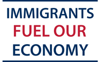 Immigrants Fuel Our Economy 24" x 18" sign