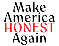 Make America Honest Again 24" x 18 " sign