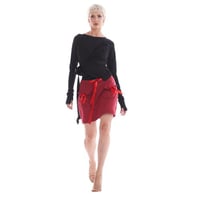 Image 3 of Crimson Ribbon Skirt