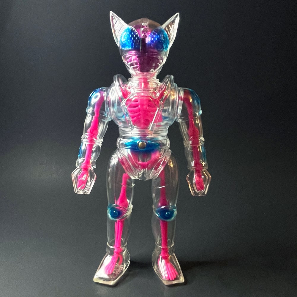 Image of 1/1  SkullRizer & Chibinaut Set of 2 Sofubi (Pink)