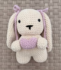 Image 2 of Crochet Bunny With Bows