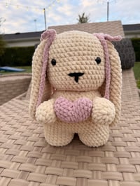 Image 1 of Crochet Bunny With Bows
