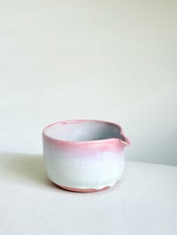 Image 2 of Cherry Blossom Matcha Bowl - Pink Aura, Large