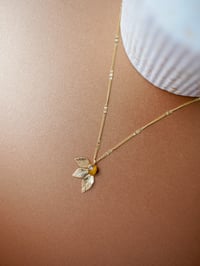 Image 4 of Collier ISADORA - Brun doré - Or/Argent
