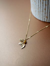 Image 3 of Collier ISADORA - Brun doré - Or/Argent
