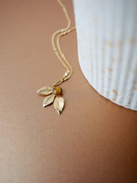 Image 2 of Collier ISADORA - Brun doré - Or/Argent