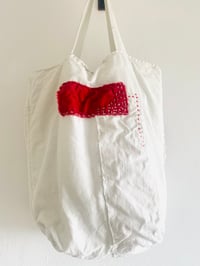 Image 3 of red cross bucket bag