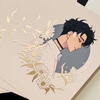 Image 4 of Min Daisies with GOLD FOIL