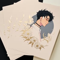 Image 2 of Min Daisies with GOLD FOIL