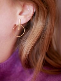 Image 3 of Boucles d'Oreilles IZIA Clous