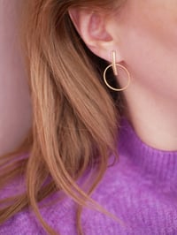 Image 5 of Boucles d'Oreilles IZIA Clous