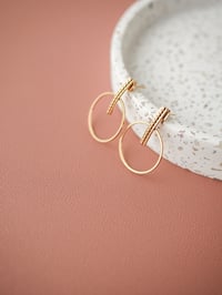Image 2 of Boucles d'Oreilles IZIA Clous