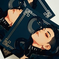 Image 3 of Marcin PRINT - Year of the snake - with gold foil