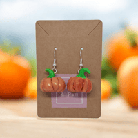 Image 3 of Pumpkin earrings