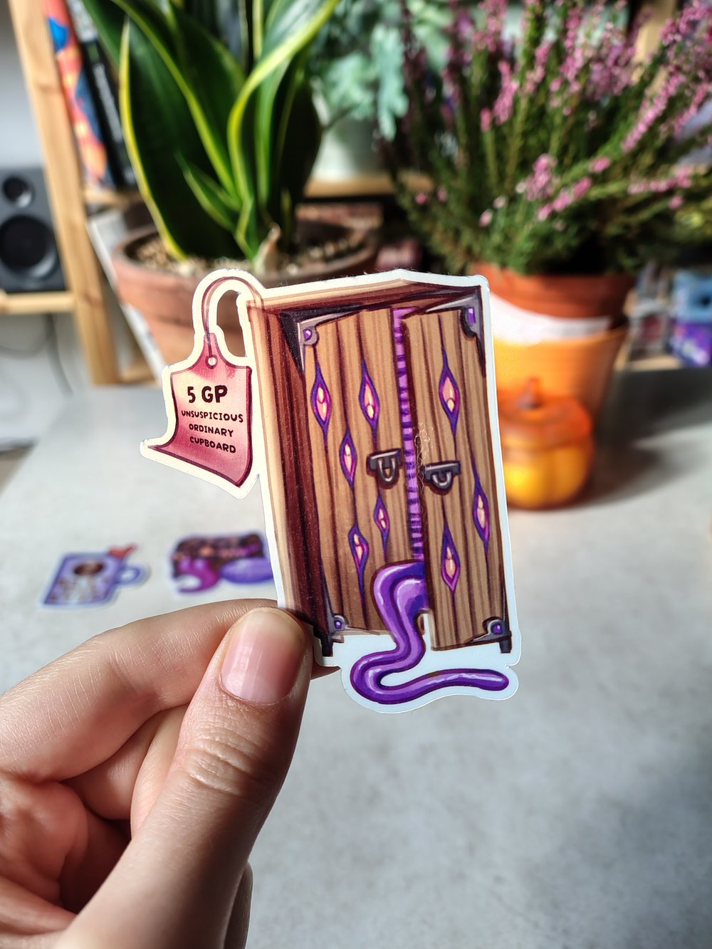 Image of d&d / bg3 meme stickers / spectator / mind flyer