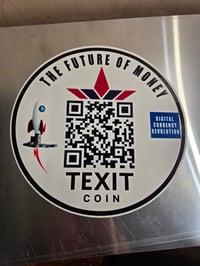 Image 2 of The "DOT" 6" & 12" inch Round Magnet Car Sign