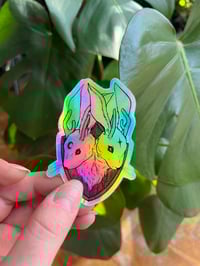 two-headed jackalope sticker