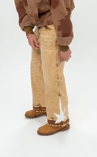Image 4 of Stardust Beige Bootcut Denim