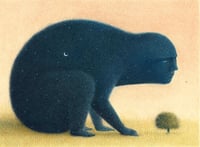 the Night  walks - giclée print