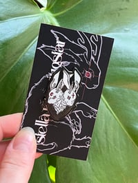 two-headed jackalope pin
