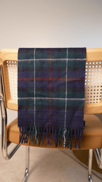 Image 4 de Echarpe tartan bleu / vert 