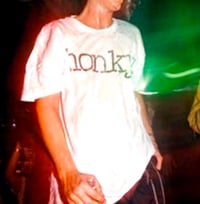 Image 2 of ‘HONKY’ T-SHIRT WHITE/BLACK