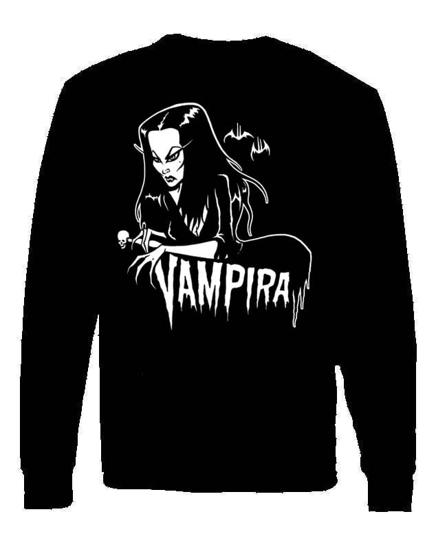 Image of VAMPIRA TRIBUTE-  Longsleeve tshirt- ships Nov 15TH